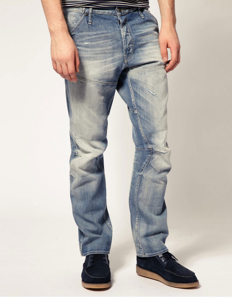 Carrot Fit Blue Jeans - Men Jeans Collection | DenimInn.com